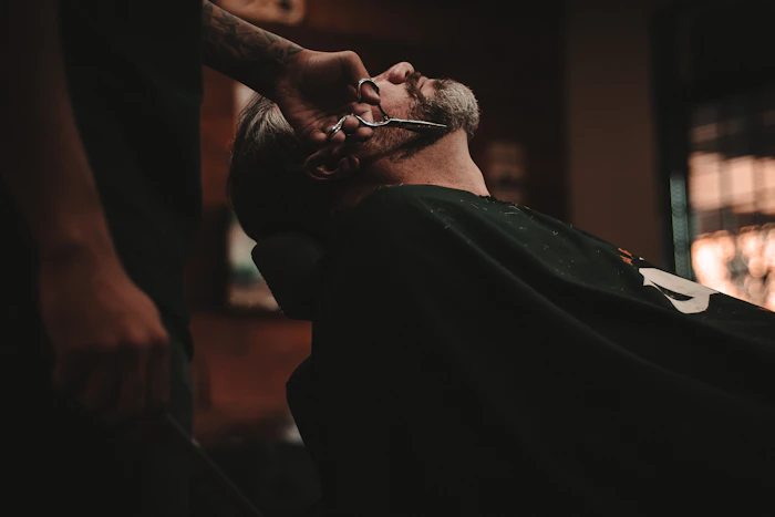 Barber bei der Arbeit